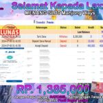 BUKTI JACKPOT SLOT MAHJONG WAYS TERPERCAYA DI INDONESIA TGL 08-07-2024