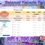 BUKTI JACKPOT SLOT FANTASY SOUTHEAST ASIA TERPERCAYA DI INDONESIA TGL 08-07-2024