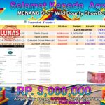 BUKTI JACKPOT SLOT WILD BOUNTY SHOWDOWN TERPERCAYA DI INDONESIA TGL 02-07-2024