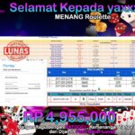 BUKTI JACKPOT ROULETTE TERPERCAYA DI INDONESIA TGL 24-07-2024